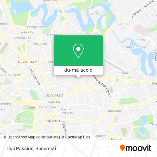 Hartă Thai Passion