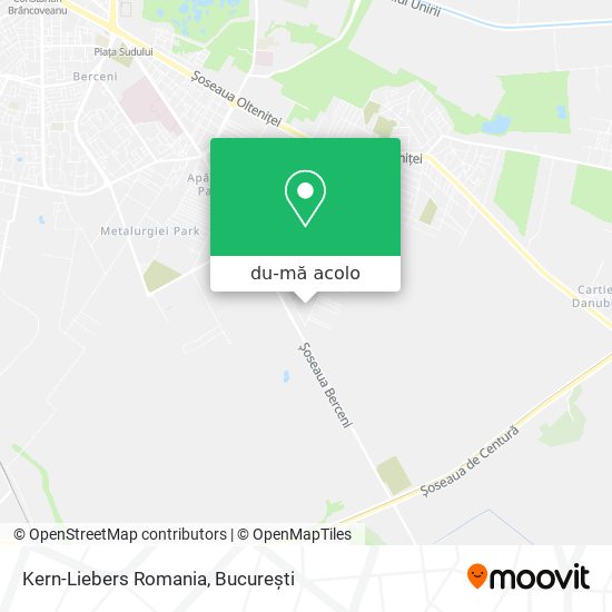 Hartă Kern-Liebers Romania