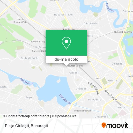 Hartă Piața Giulești