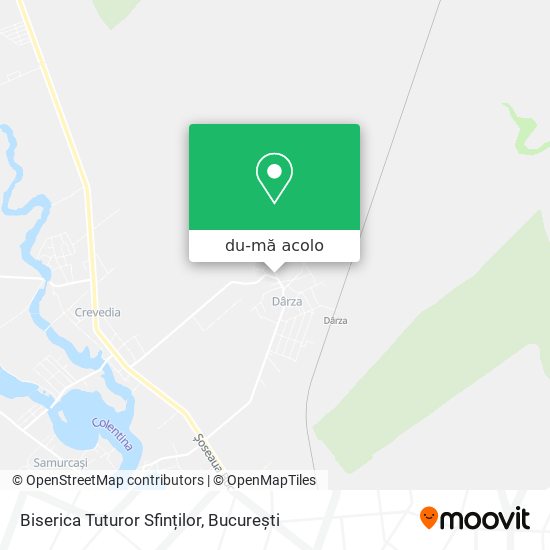 Hartă Biserica Tuturor Sfinților