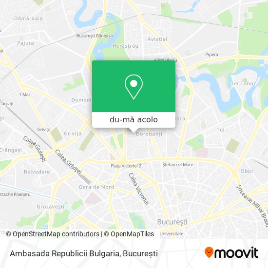 Hartă Ambasada Republicii Bulgaria