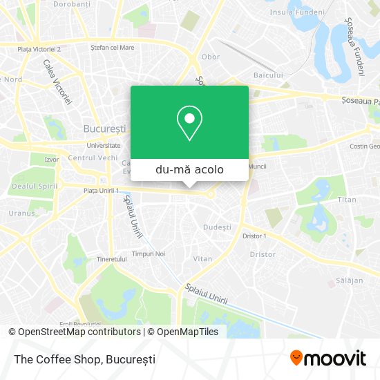 Hartă The Coffee Shop