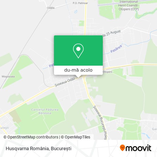 Hartă Husqvarna România