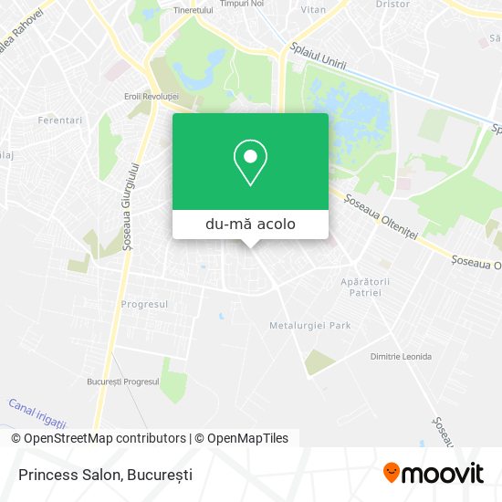 Hartă Princess Salon