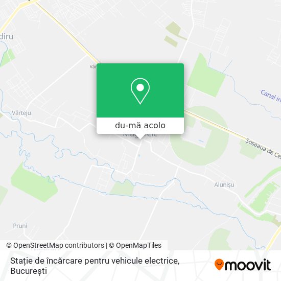 Hartă Stație de încărcare pentru vehicule electrice