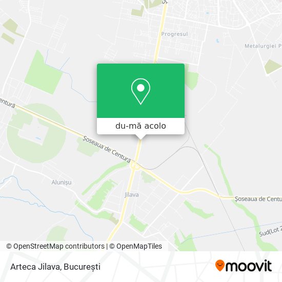 Hartă Arteca Jilava