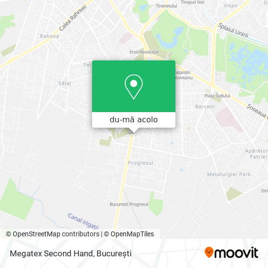 Hartă Megatex Second Hand