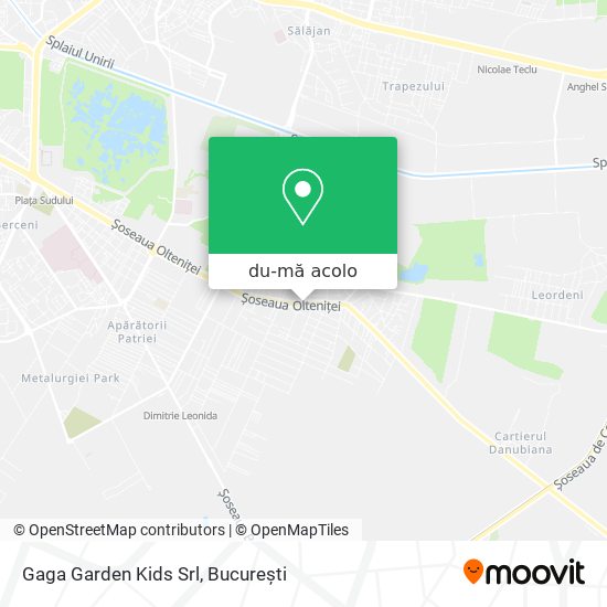 Hartă Gaga Garden Kids Srl