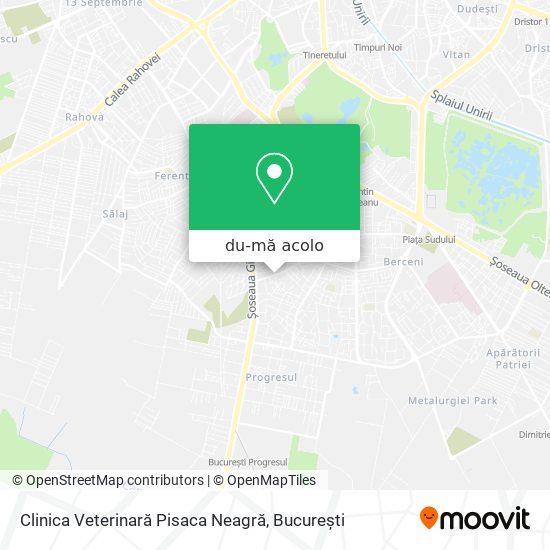 Hartă Clinica Veterinară Pisaca Neagră