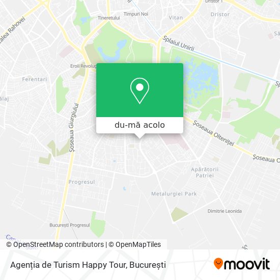 Hartă Agenția de Turism Happy Tour