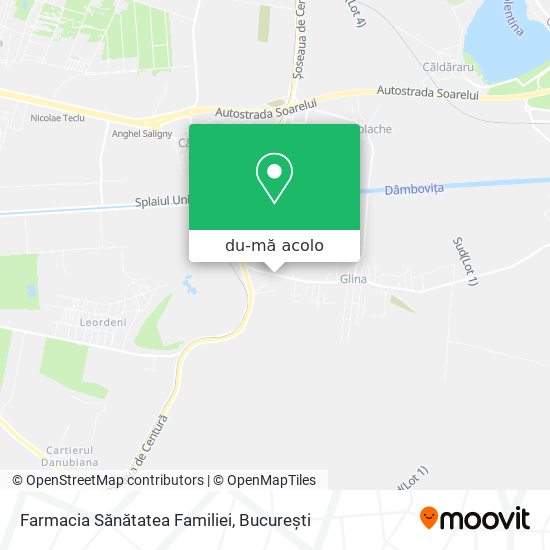 Hartă Farmacia Sănătatea Familiei