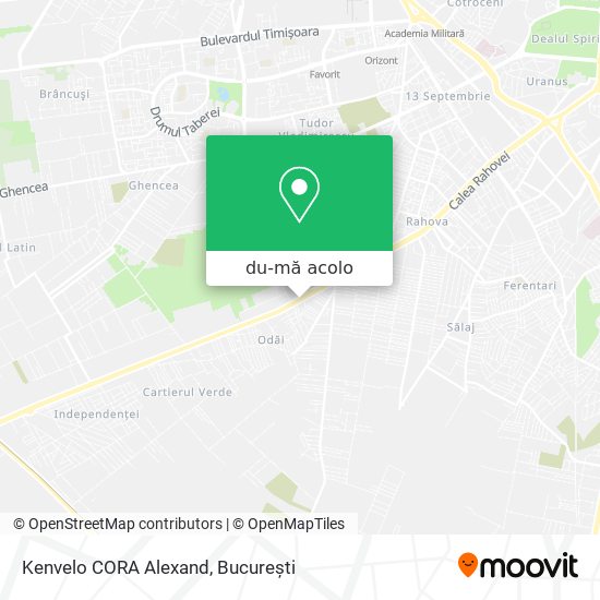 Hartă Kenvelo CORA Alexand