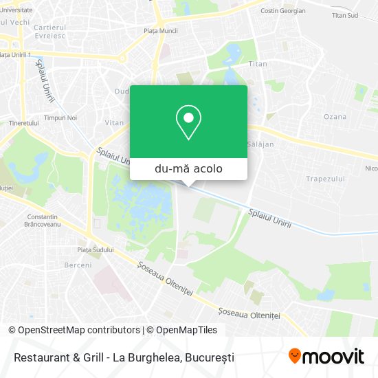 Hartă Restaurant & Grill - La Burghelea