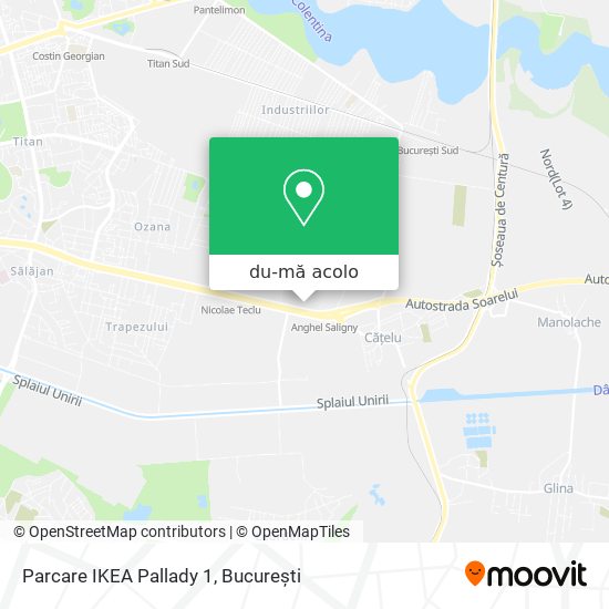 Hartă Parcare IKEA Pallady 1