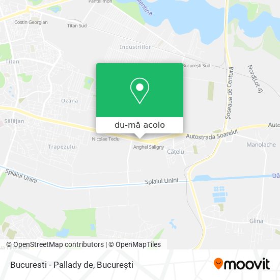 Hartă Bucuresti - Pallady de