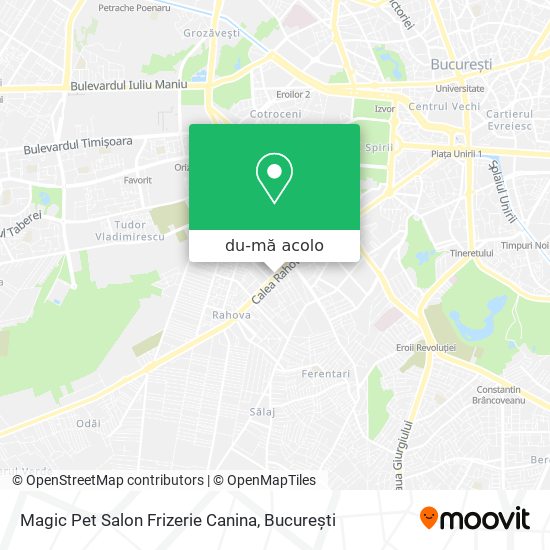 Hartă Magic Pet Salon Frizerie Canina