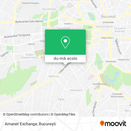 Hartă Amanet Exchange