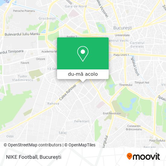 Hartă NIKE Football