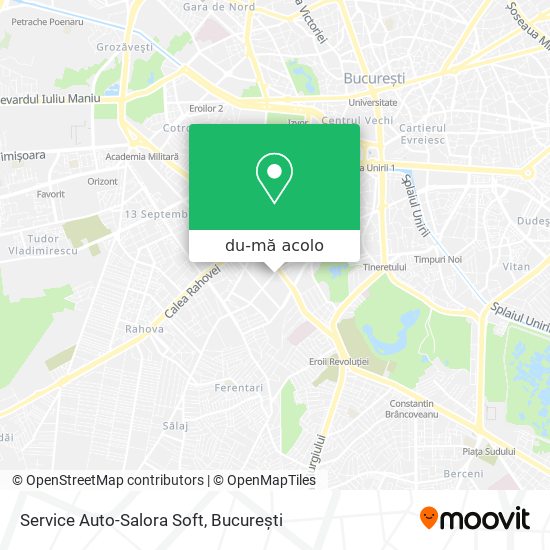 Hartă Service Auto-Salora Soft