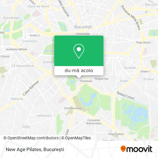 Hartă New Age Pilates