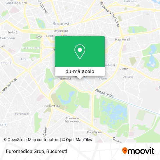 Hartă Euromedica Grup