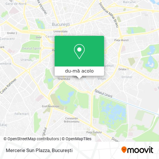 Hartă Mercerie Sun Plazza
