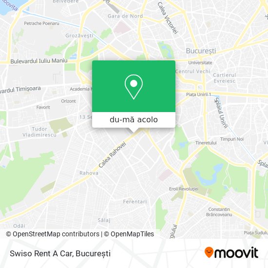 Hartă Swiso Rent A Car