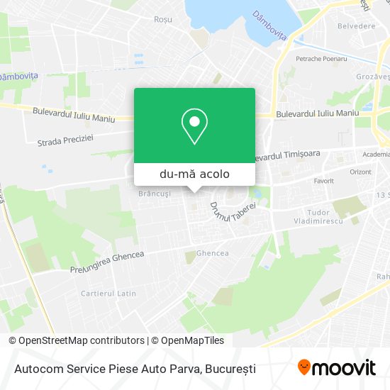 Hartă Autocom Service Piese Auto Parva