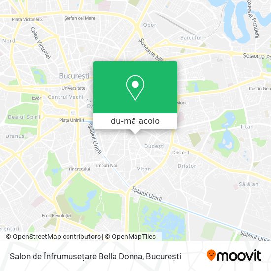 Hartă Salon de Înfrumusețare Bella Donna