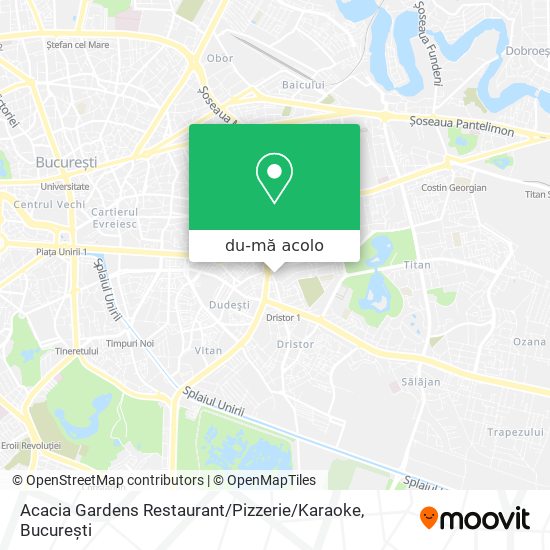 Hartă Acacia Gardens Restaurant / Pizzerie / Karaoke