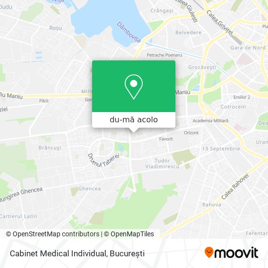 Hartă Cabinet Medical Individual