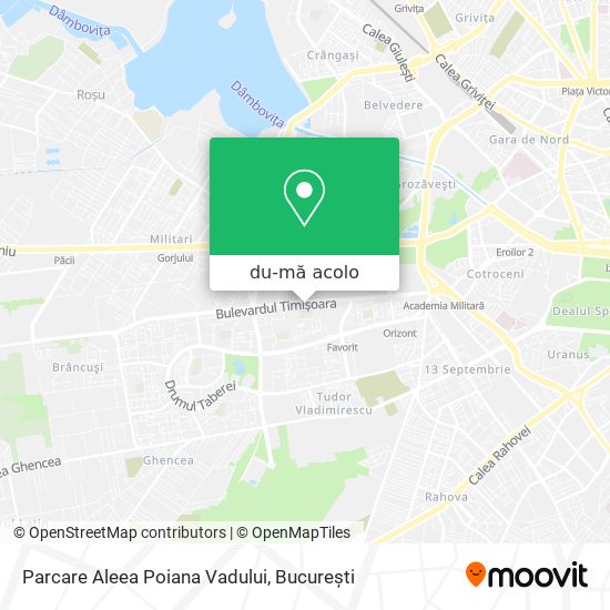 Hartă Parcare Aleea Poiana Vadului