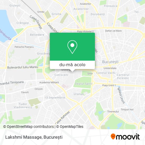 Hartă Lakshmi Massage