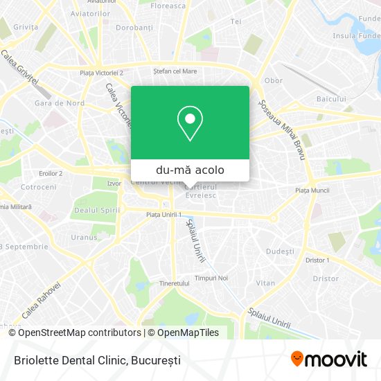 Hartă Briolette Dental Clinic