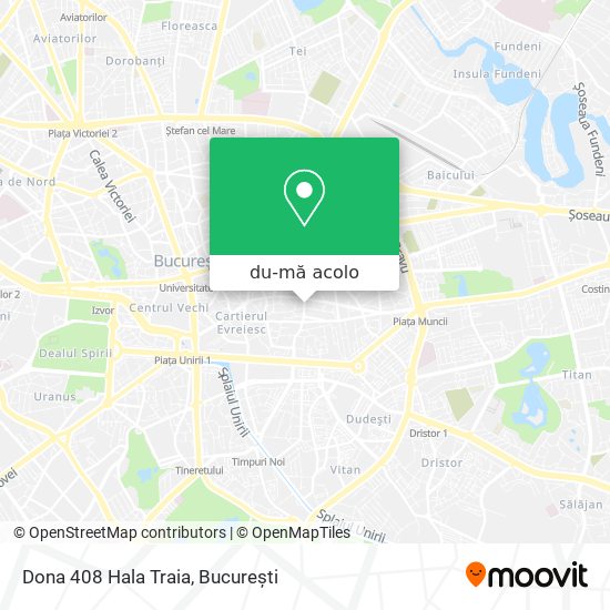 Hartă Dona 408 Hala Traia