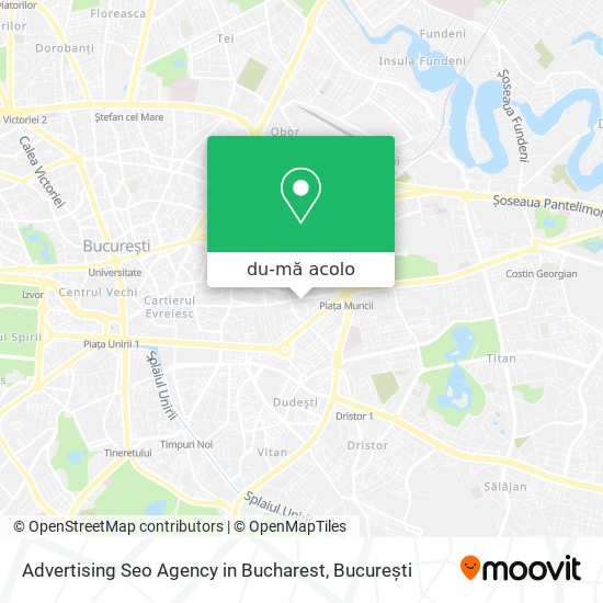 Hartă Advertising Seo Agency in Bucharest