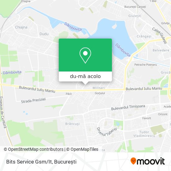 Hartă Bits Service Gsm/It