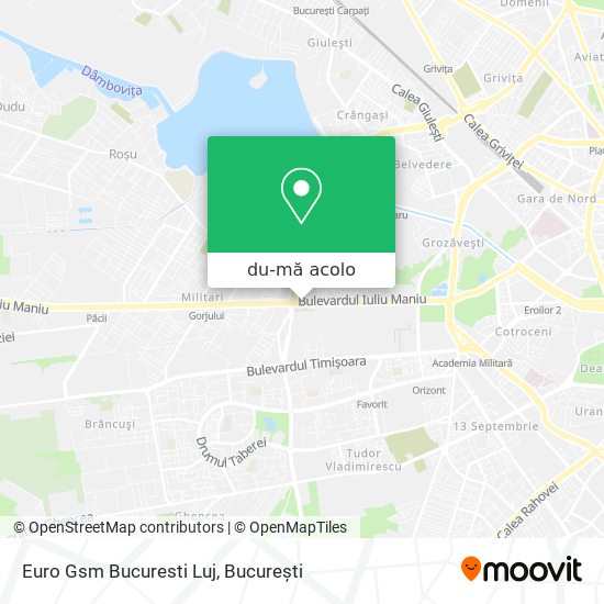 Hartă Euro Gsm Bucuresti Luj