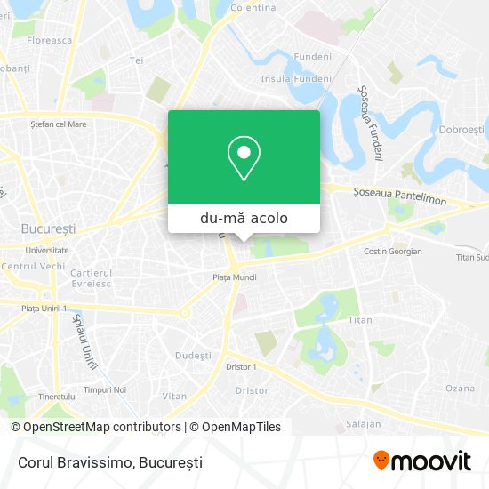 Hartă Corul Bravissimo