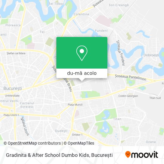 Hartă Gradinita & After School Dumbo Kids