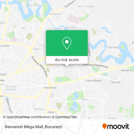 Hartă Benvenuti Mega Mall