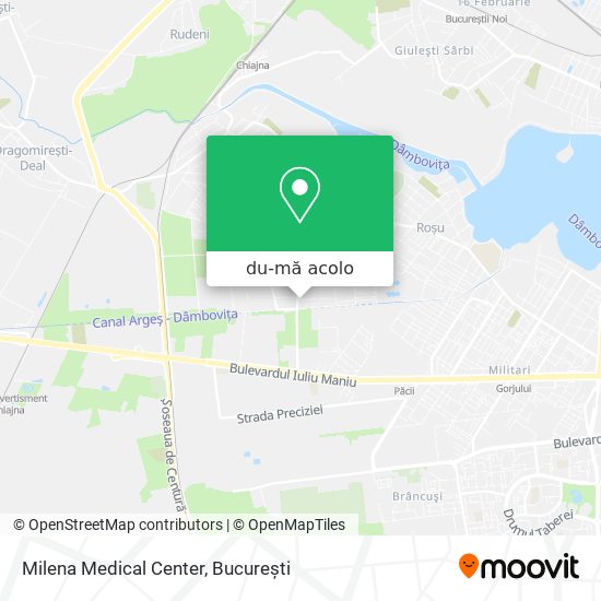 Hartă Milena Medical Center