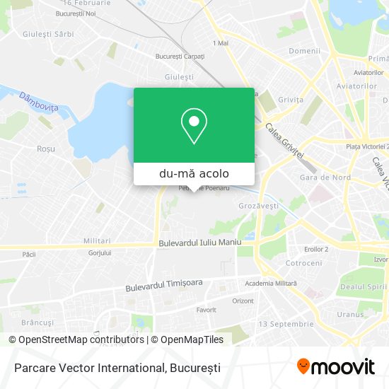Hartă Parcare Vector International