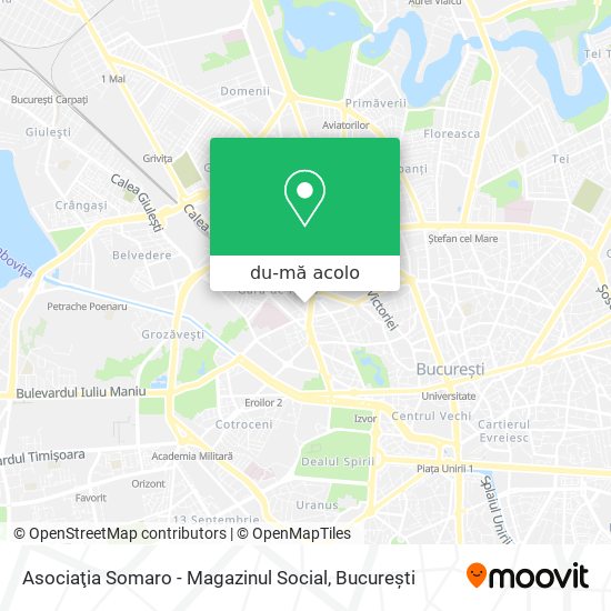 Hartă Asociaţia Somaro - Magazinul Social