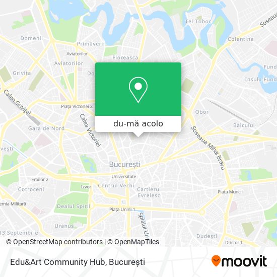 Hartă Edu&Art Community Hub