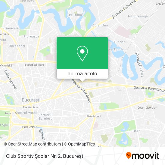 Hartă Club Sportiv Școlar Nr. 2