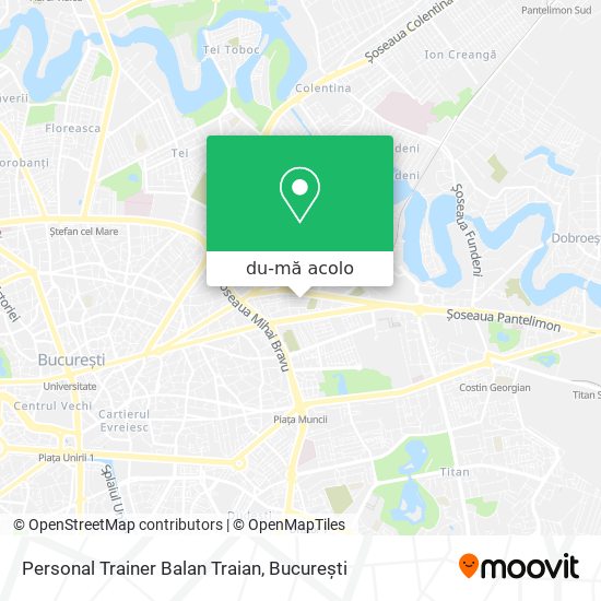 Hartă Personal Trainer Balan Traian