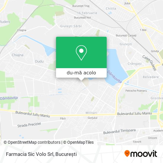 Hartă Farmacia Sic Volo Srl