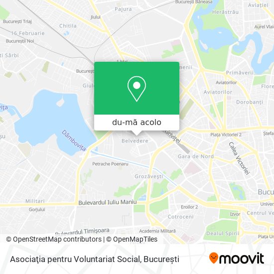 Hartă Asociaţia pentru Voluntariat Social