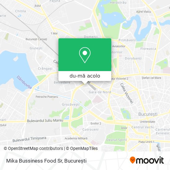 Hartă Mika Bussiness Food Sr